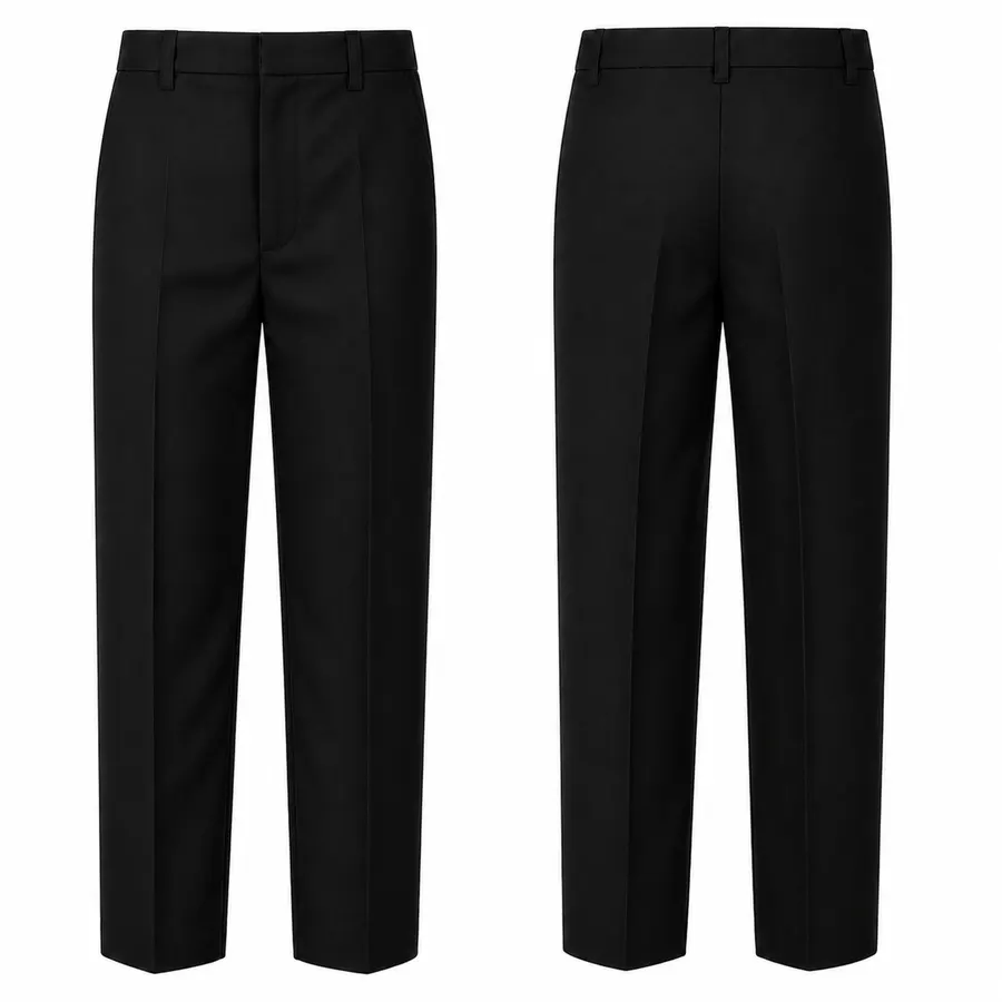 Black school trouser