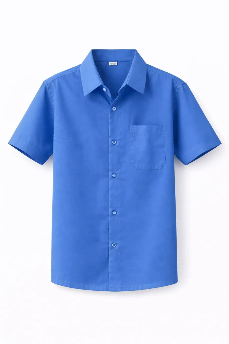 Blue school shirt