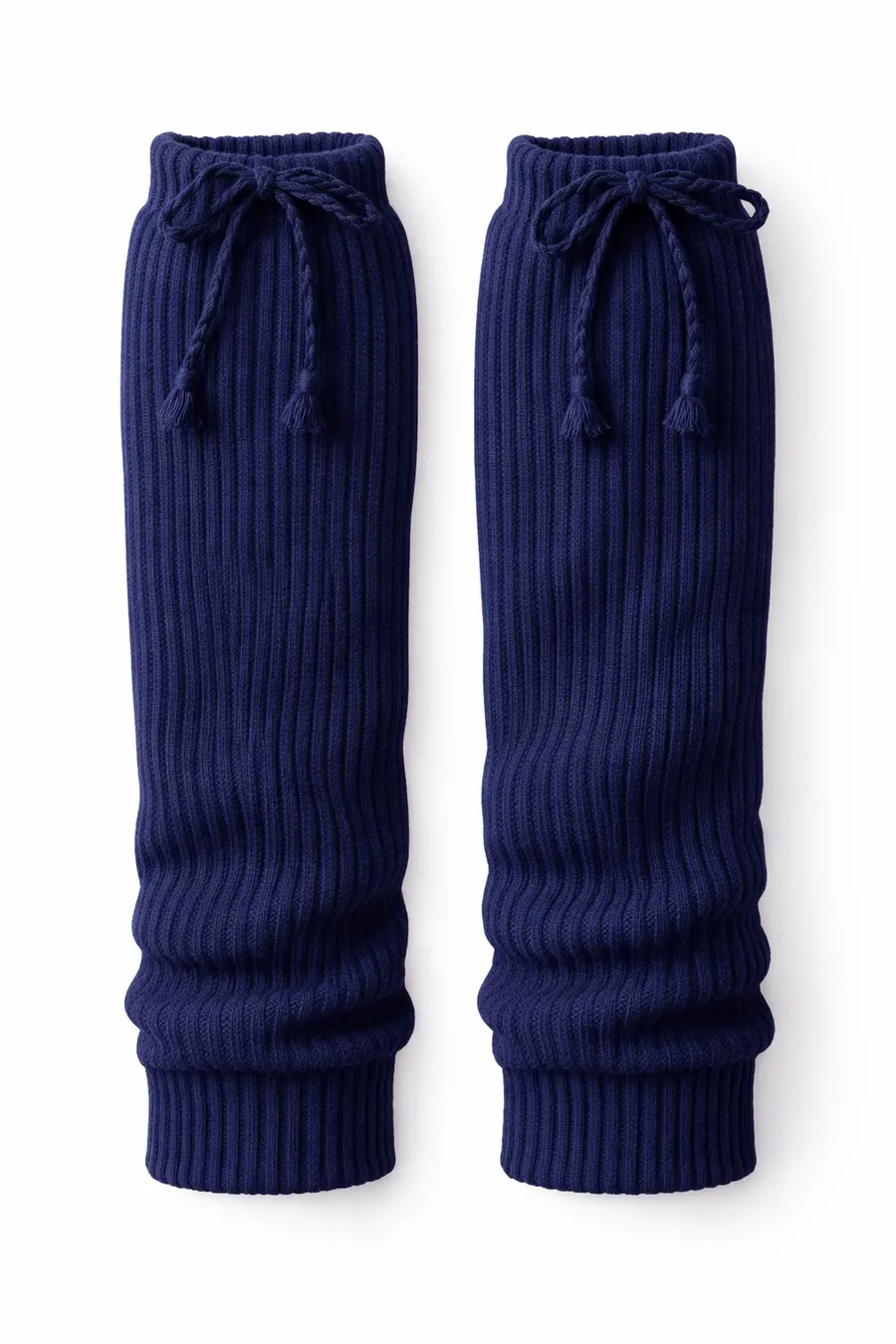 Navy leg warmers