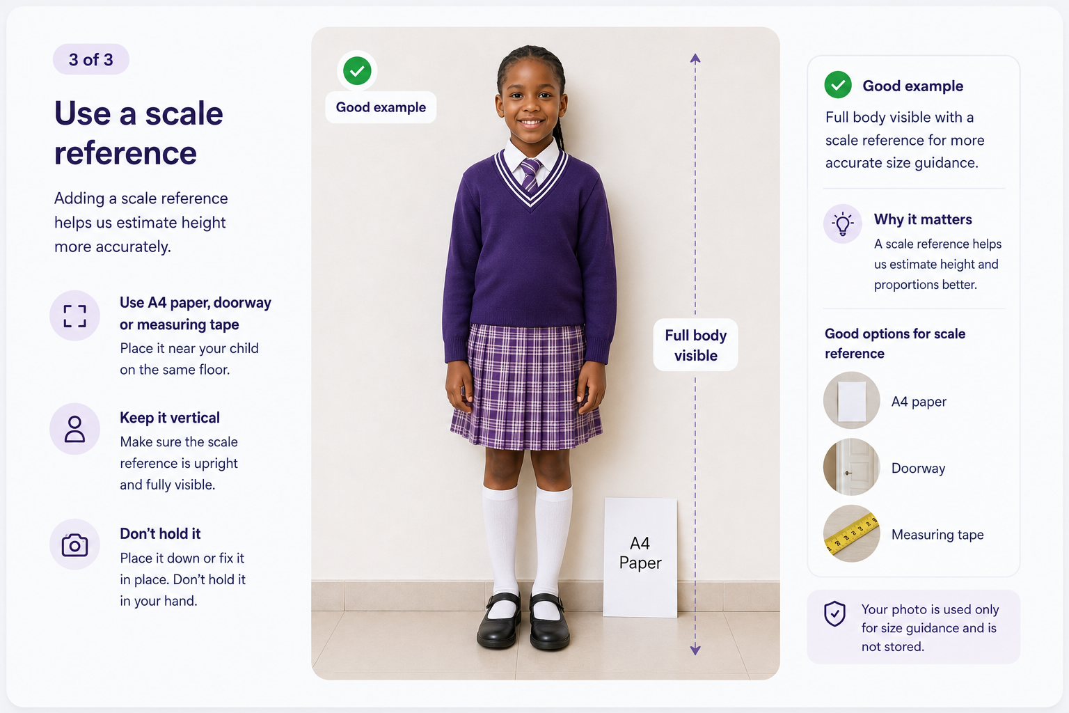 Scale reference guide