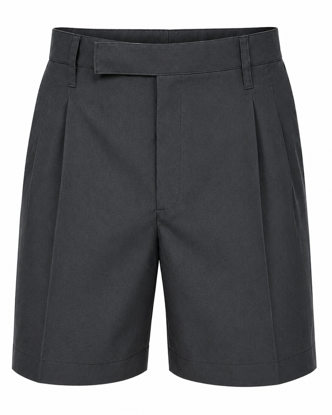 Dark grey tailored shorts