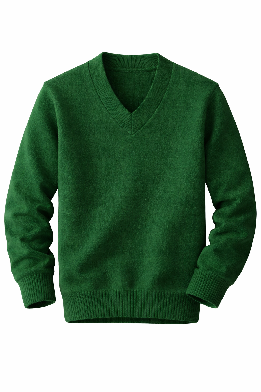 Green school sweater